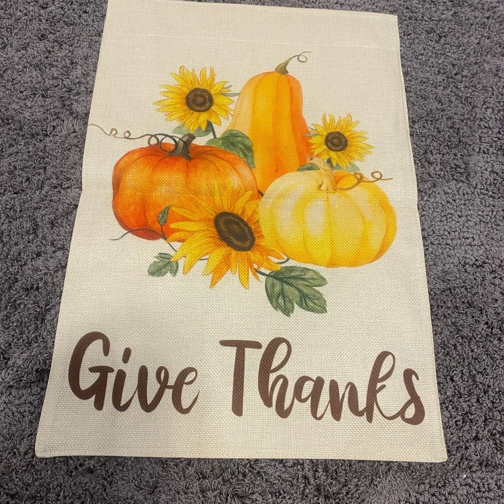 Set of 3 Fall Garden Flags
